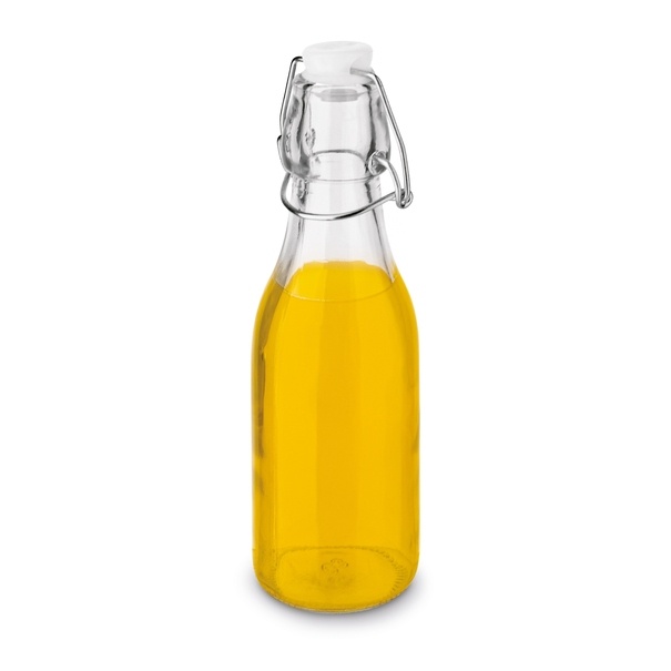 Butelka szklana z klipsem Tadar 250 ml okrągła