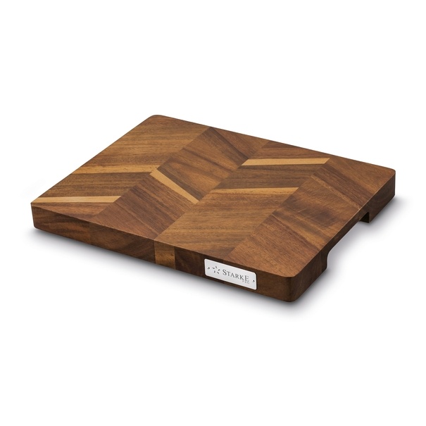 Deska do krojenia i serwowania akacjowa z n&oacute;żkami Starke Pro 33 x 25 x 3 cm