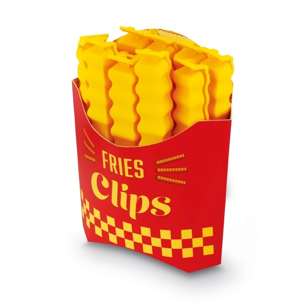Klipsy do zamykania torebek z magnesem Tadar French Fries 12 sztuk