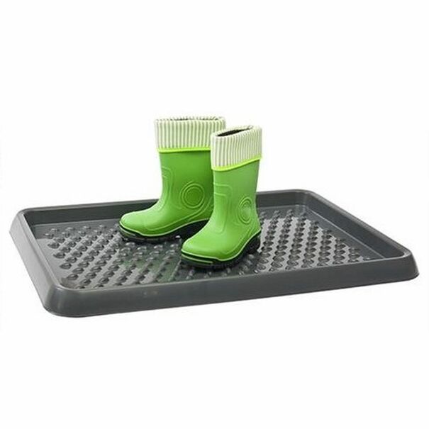 Podstawka ociekacz na buty Branq 38,5 x 53,5 x 3,5 cm czarny
