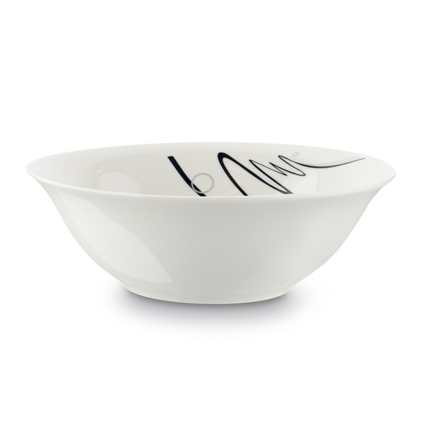 Salaterka porcelanowa na sałatkę Tadar Wstęga 20 cm