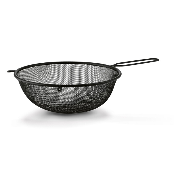 Sitko kuchenne z rączką Konighoffer Dark 23 cm czarne