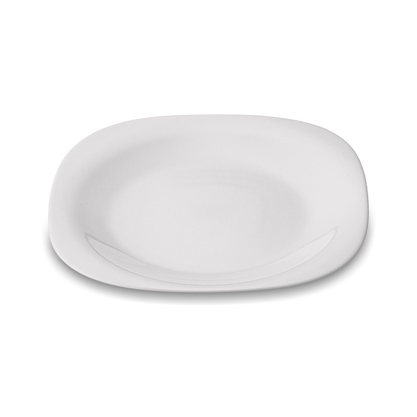 Talerz obiadowy Tadar Ines 25 cm kwadratowy