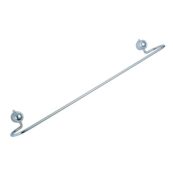 Wieszak na ręczniki chromowany Tadar 51 cm