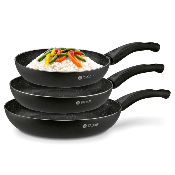 Zestaw 3 patelni na indukcję Tadar Sten 20 cm 24 cm 28 cm