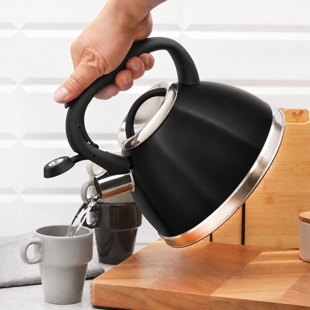 Czajnik na indukcję Konighoffer Avery Black 3 l czarny mat