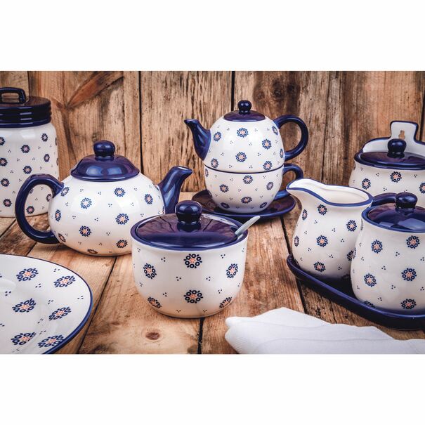 Dzbanek z filiżanką i spodkiem Tadar Folklor 360 ml/340 ml