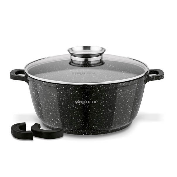 Garnek ceramiczny z aromatyzerem Konighoffer Kingstone 6,3 l na indukcję