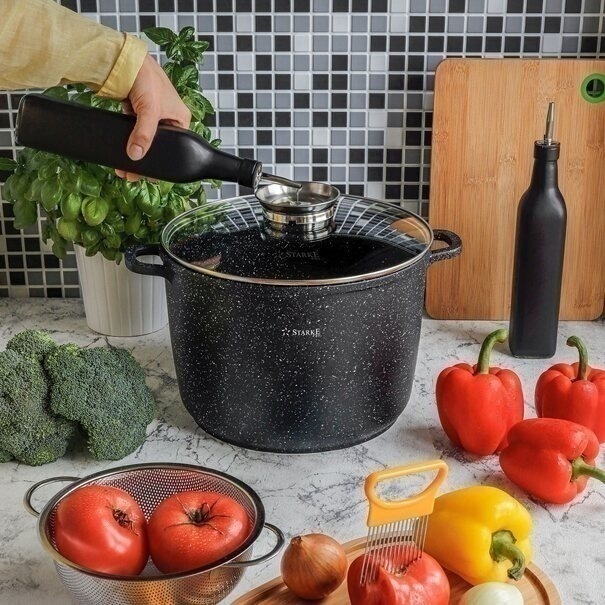 Garnek na indukcję non-stick Starke Pro Chelsea 6,85 l wysoki
