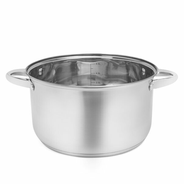 Garnek ze stali nierdzewnej Tadar Cori 24 cm z pokrywką