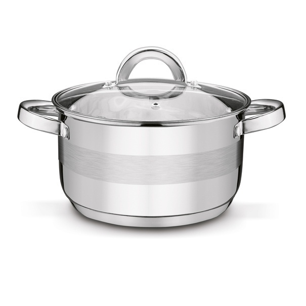 Komplet 3 garnk&oacute;w stalowych Tadar Roger 16 cm 20 cm 24 cm