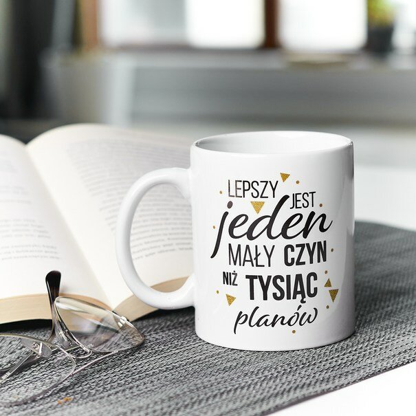 Kubek BGtech Lepszy jest jeden mały czyn 300 ml