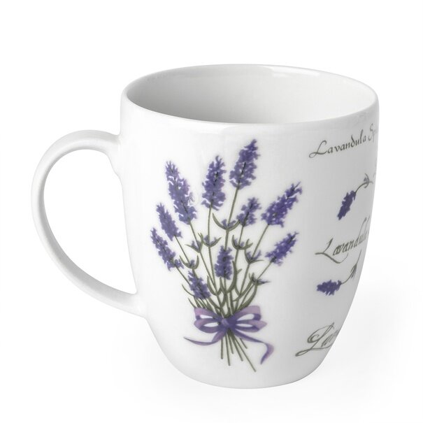 Kubek do kawy i herbaty porcelanowy Lubiana Filip Lawenda 380 ml