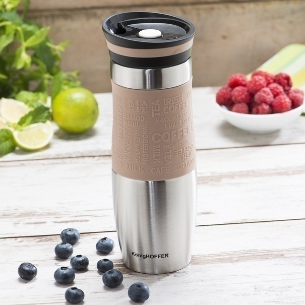 Kubek termiczny Konighoffer Loara 400 ml cappuccino