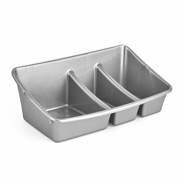 Organizer kuchenny na gąbki Hega Jalon 23 x 13 x 8 cm srebrny