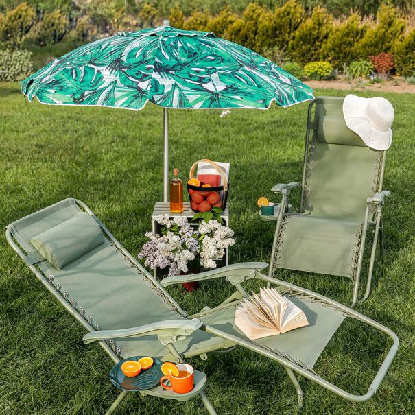 Parasol plażowy łamany Tadar Monstera 200 cm