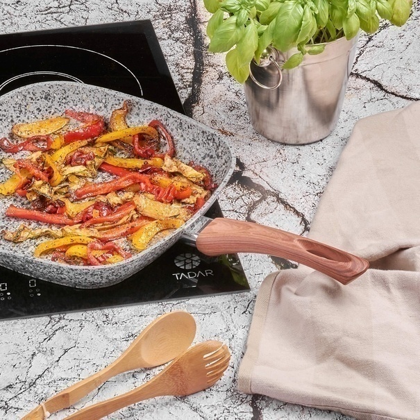 Patelnia grillowa granitowa Konighoffer Venga 28 cm