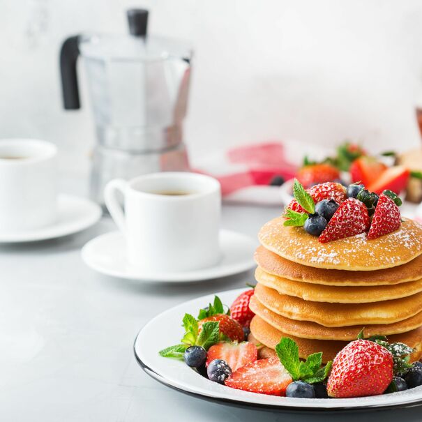 Patelnia marmurowa do pancakes i plack&oacute;w Tadar Marble 26 cm indukcja