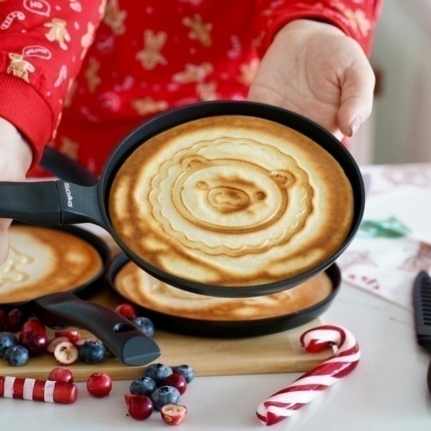 Patelnia na indukcję do naleśnik&oacute;w i plack&oacute;w Konighoffer Leo 18 cm