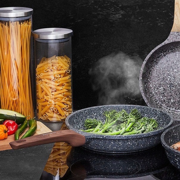 Patelnia na indukcję non-stick Starke Pro Grey Flint 28 cm