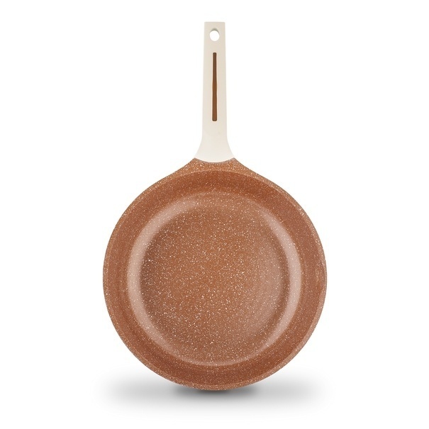 Patelnia na indukcję uniwersalna Starke Pro Texture Creamy 28 cm