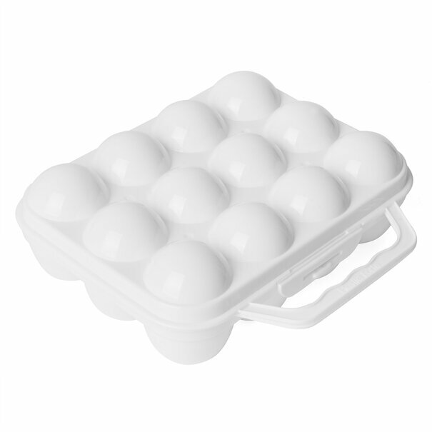 Pojemnik na jajka Plastic Forte 12 jaj biały