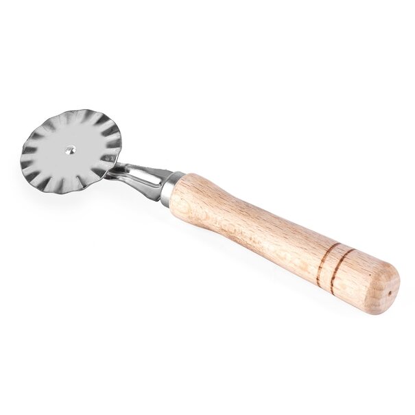 Radełko do ciasta z drewnianym uchwytem Tarmex 16 cm