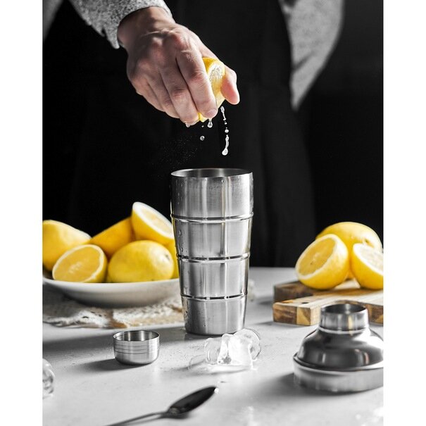 Shaker do drink&oacute;w i koktajli Tadar Galeo 750 ml karbowany
