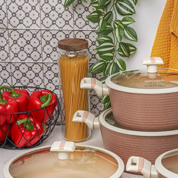 Słoik borokrzemowy Tadar Akacja 1550 ml