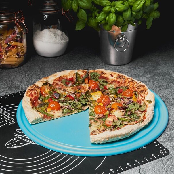 Talerz do pizzy Plastic Forte 35,5 cm mix kolor&oacute;w