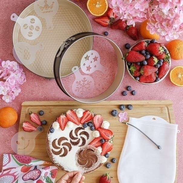 Zestaw 2 tortownic Tadar 24 i 28 cm z powłoką ceramiczną