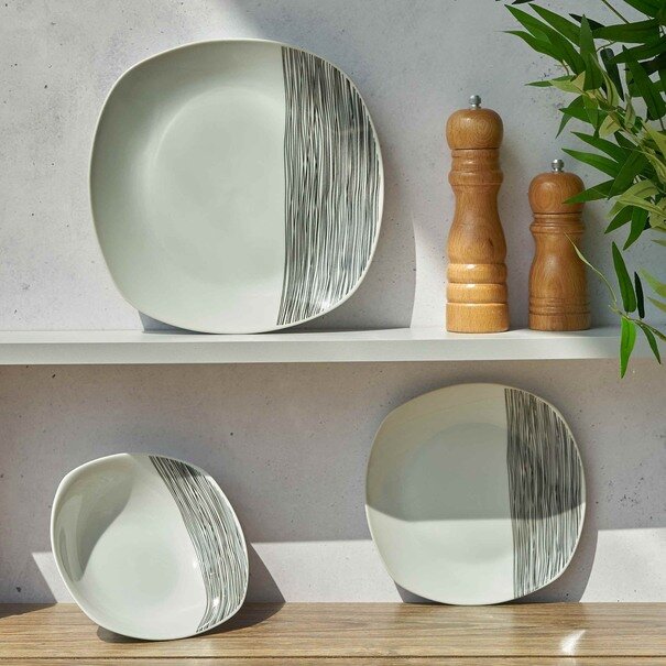 Zestaw talerzy porcelanowych Tadar Hoste 18 element&oacute;w