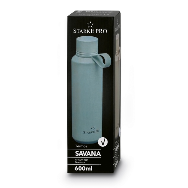 Butelka termiczna Starke Pro Savana 600 ml zielona