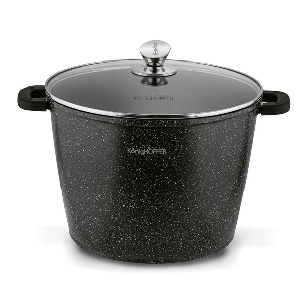 Garnek na indukcję wysoki Konighoffer Pollo 10 l i 2 nakładki