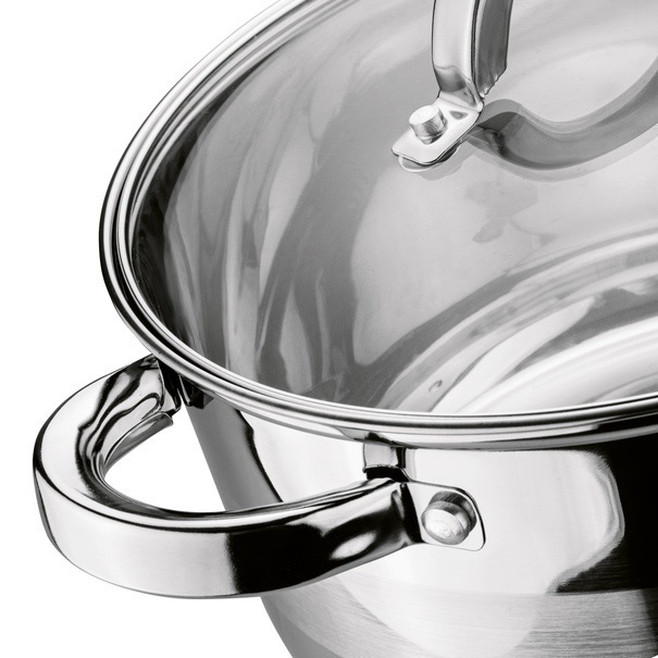 Komplet garnk&oacute;w nierdzewnych z patelnią non stick Tadar Roger 12 element&oacute;w
