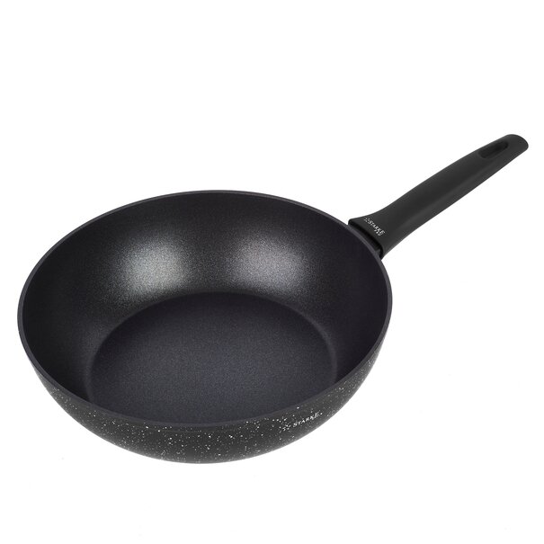 Patelnia WOK z pokrywką non-stick na indukcję Starke Pro Sirius 28 cm
