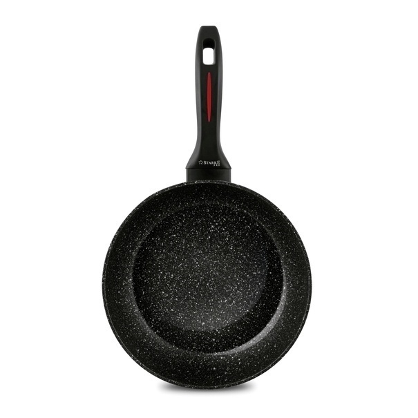Zestaw 3 patelni ceramicznych głębokich Starke Pro Piccante 20 cm 24 cm 28 cm
