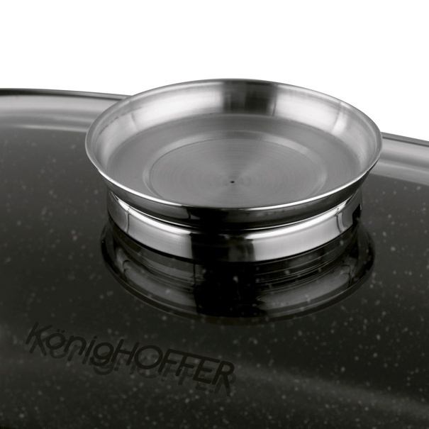 Brytfanna aluminiowa z aromatyzerem Konighoffer Pollo 5,5 l prostokątna