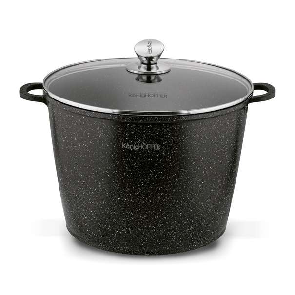 Garnek na indukcję wysoki Konighoffer Pollo 10 l i 2 nakładki