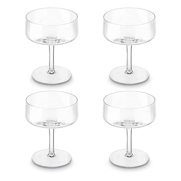 Kieliszki do szampana Tadar Nora 280 ml 4 sztuki