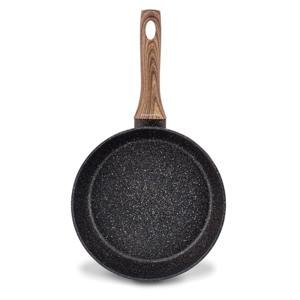 Patelnia granitowa głęboka KonigHOFFER Pescado z pokrywką 28 cm