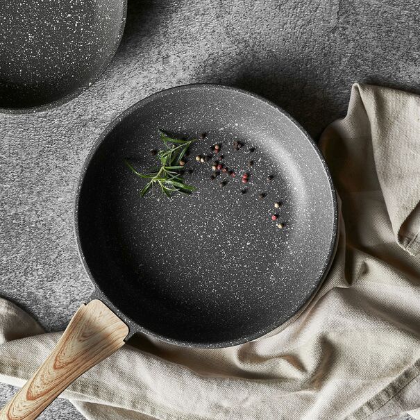 Patelnia granitowa typu stone Konighoffer Fegato 20 cm
