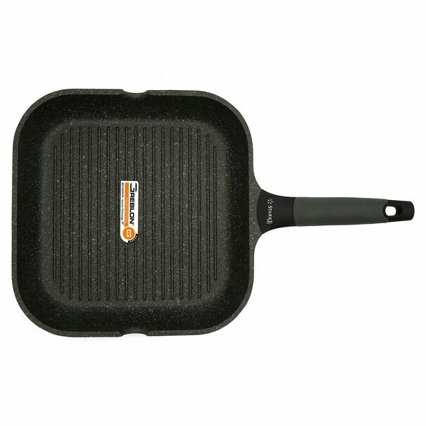Patelnia grillowa marmurowa na indukcję Starke Pro Viridi 28 cm