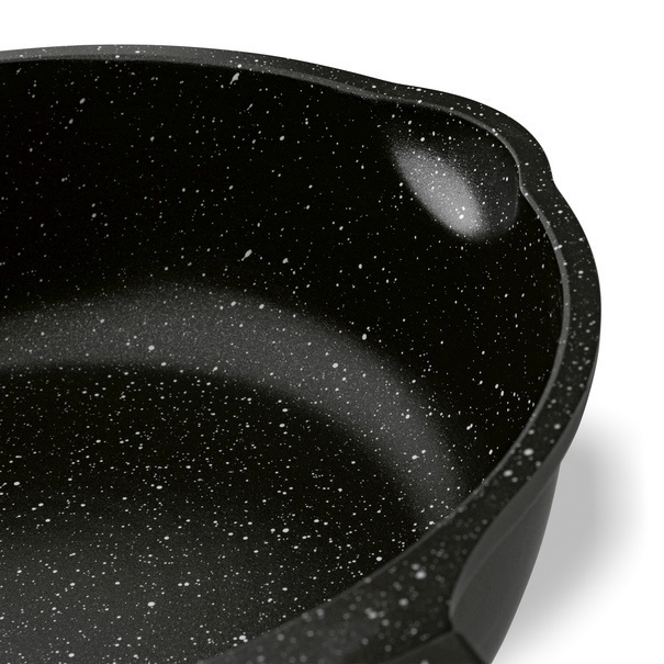 Patelnia na indukcję z pokrywką Starke Pro Taylor Marble 28 cm głęboka
