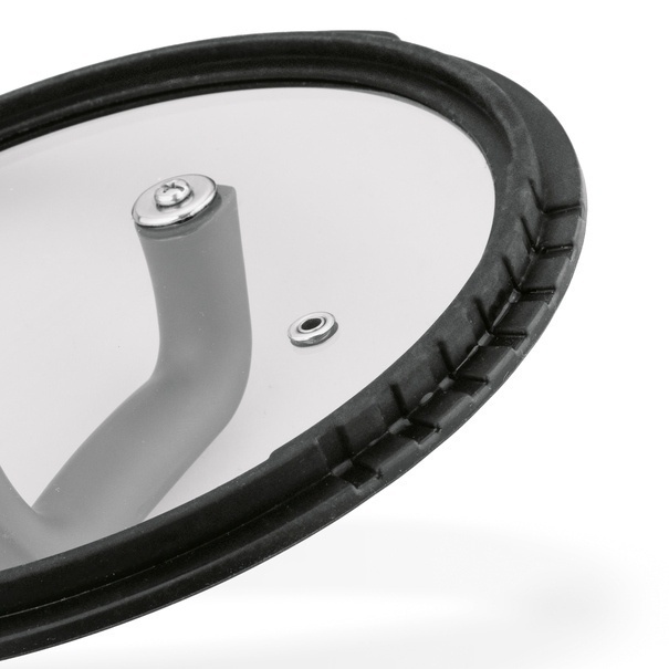 Patelnia nierdzewna non-stick z pokrywką Starke Pro Rigor 24 cm