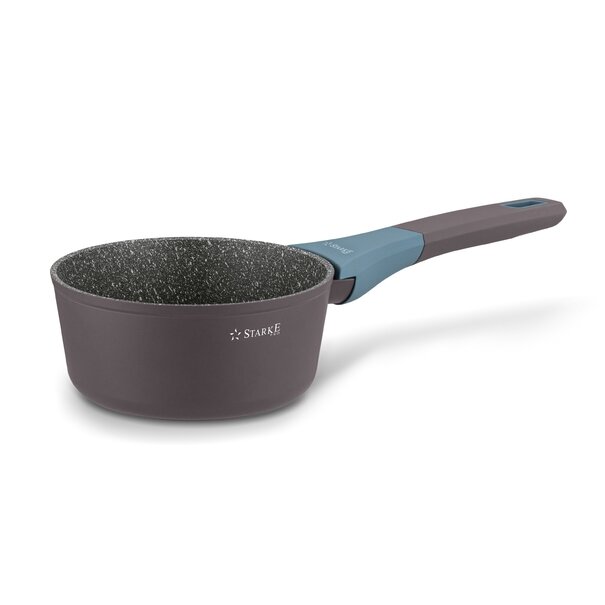 Rondel na indukcję marmurowy z pokrywką Starke Pro Luxury Grey 1,2 l