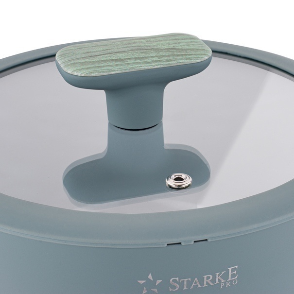 Zestaw garnk&oacute;w i patelni ceramicznych Starke Pro Lapis 10 element&oacute;w