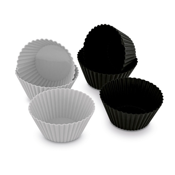 Forma do pieczenia na 12 muffinek Tadar 35,5 x 26,5 cm z silikonowymi foremkami