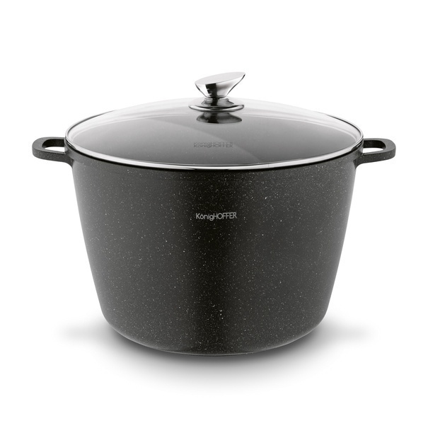 Garnek na indukcję wysoki Konighoffer Pollo 14 l i 2 nakładki