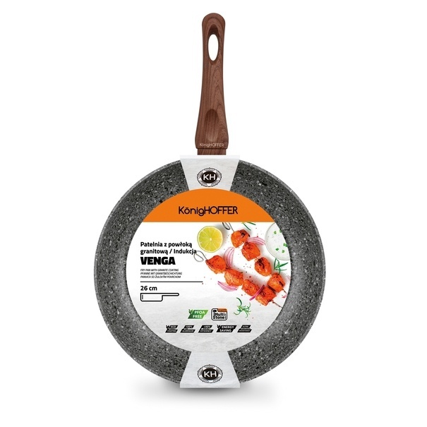 Patelnia granitowa Konighoffer Venga 26 cm indukcja